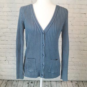 Eddie Bauer Blue Cardigan -Size L